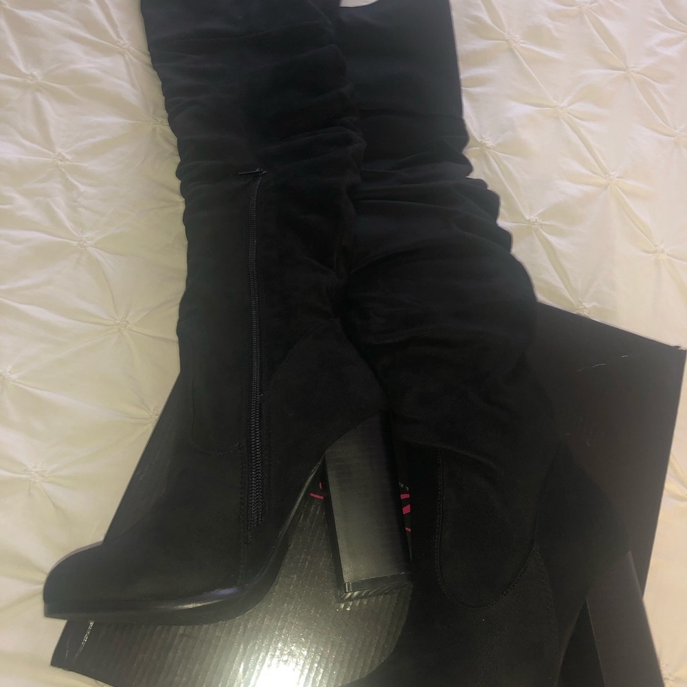 Knee High black boots